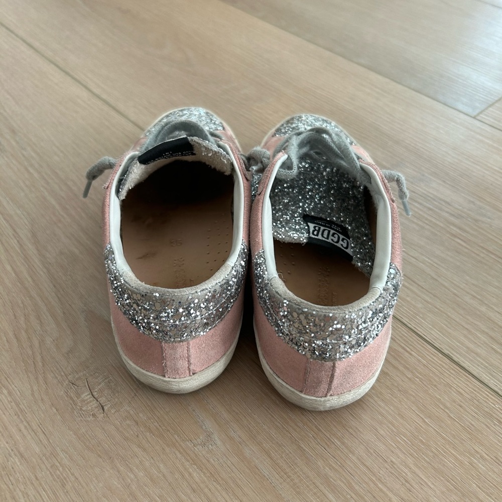 golden goose super star sparkle shoes size EU 35 / US 3.5 kids / women US 5.5 - Picture 3 of 8